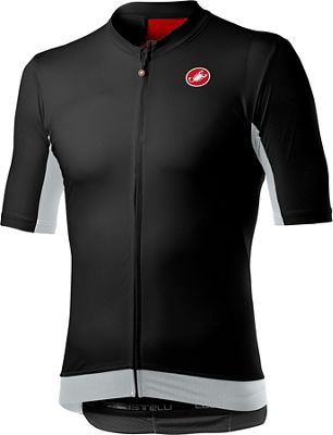 Castelli Vantaggio Jersey - Light Black-Silver Grey - XS, Light Black-Silver Grey
